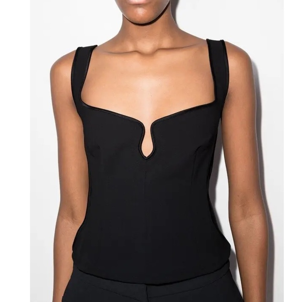 Paris Georgia black diamond singlet top, new with tag, size small